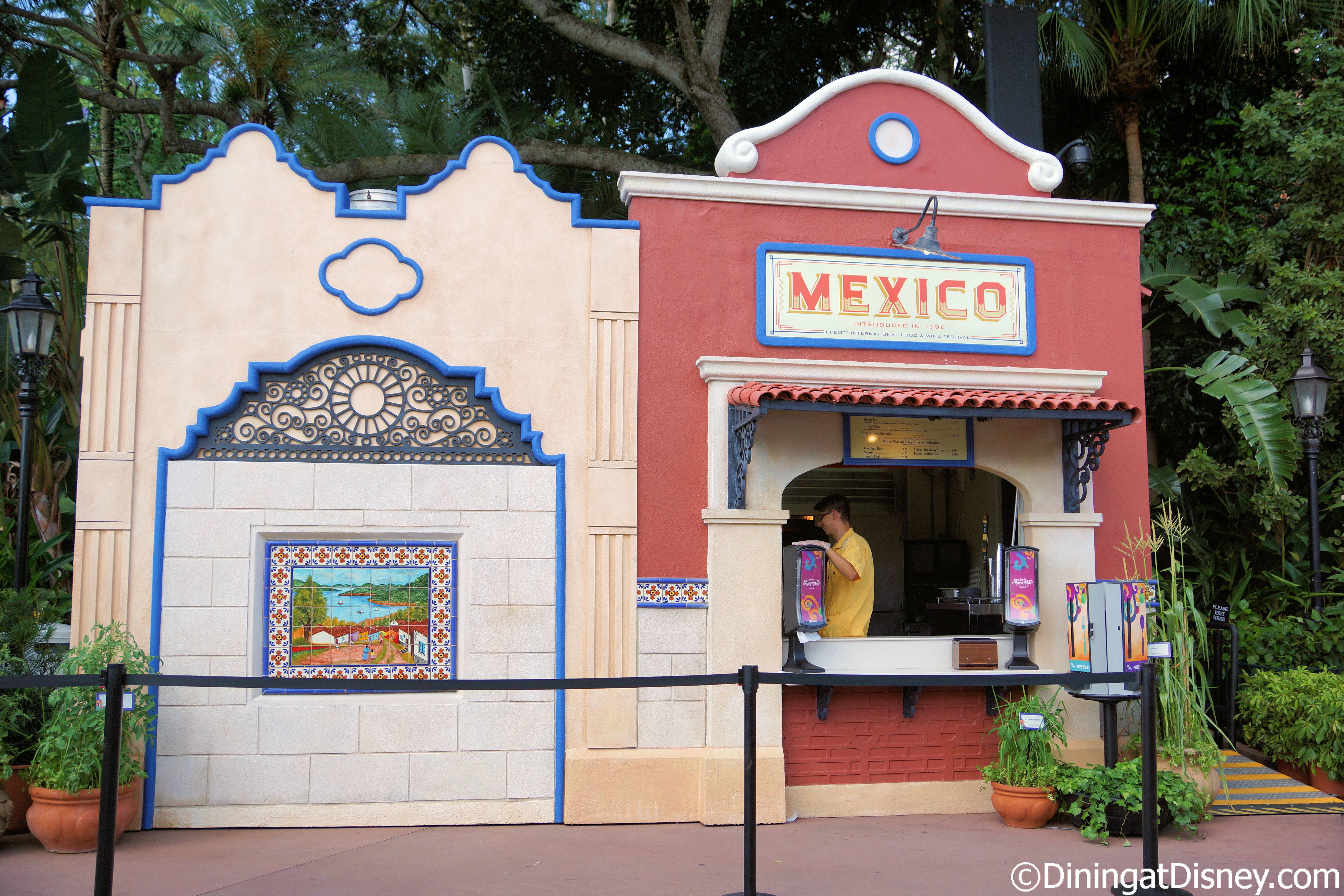 The Mexico booth at the 2014 Epcot Food and Wine Festival