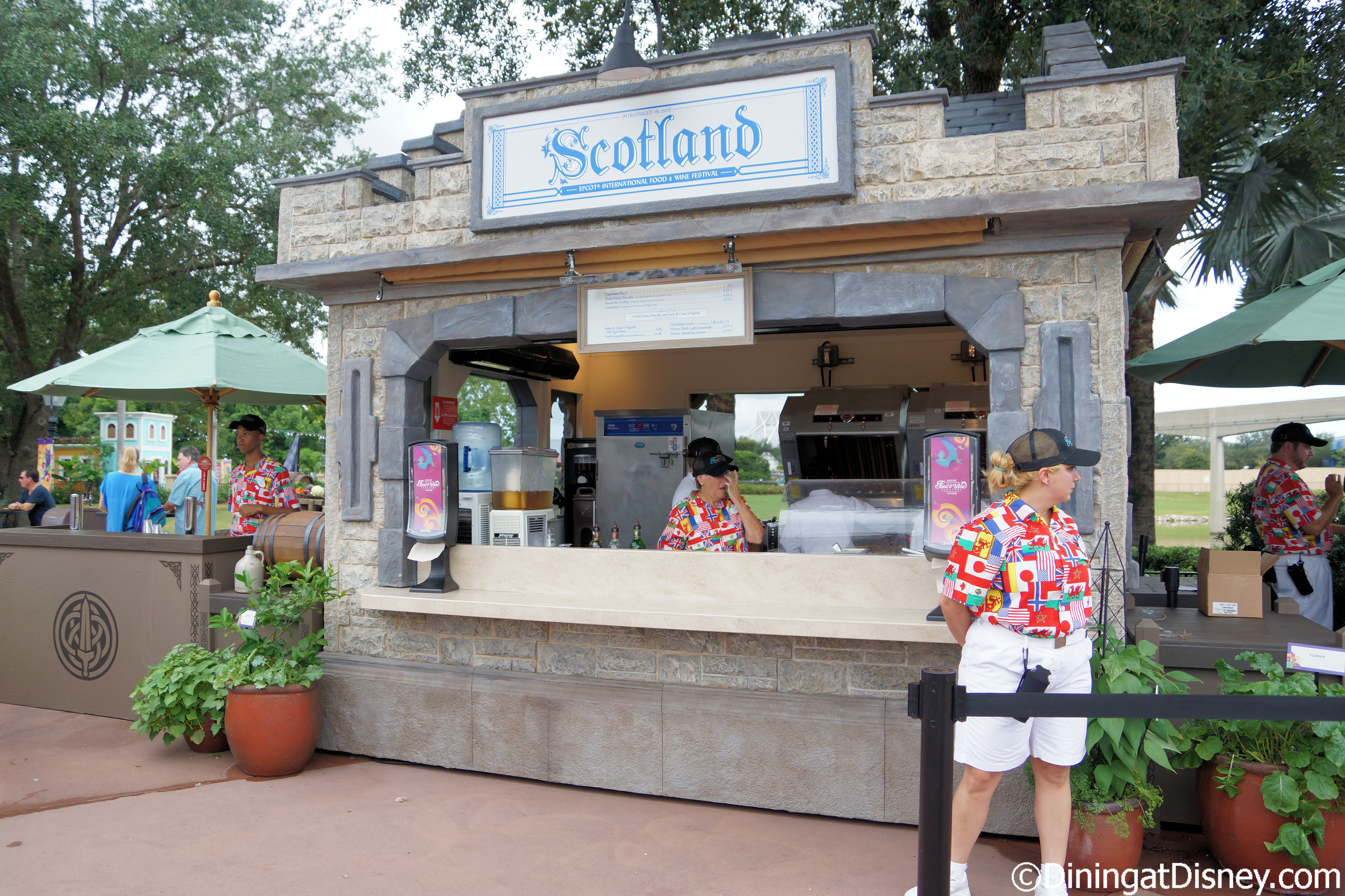 Scotland booth at the 2014 Epcot Food and Wine Festival