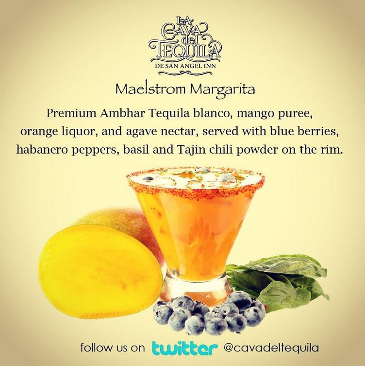 New Maelstrom Margarita at La Cava del Tequila